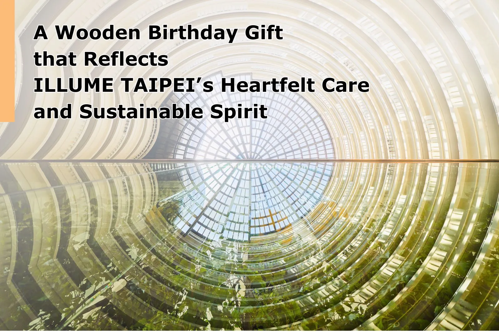 A Wooden Birthday Gift that Reflects ILLUME TAIPEI’s Heartfelt Care and Sustainable Spirit